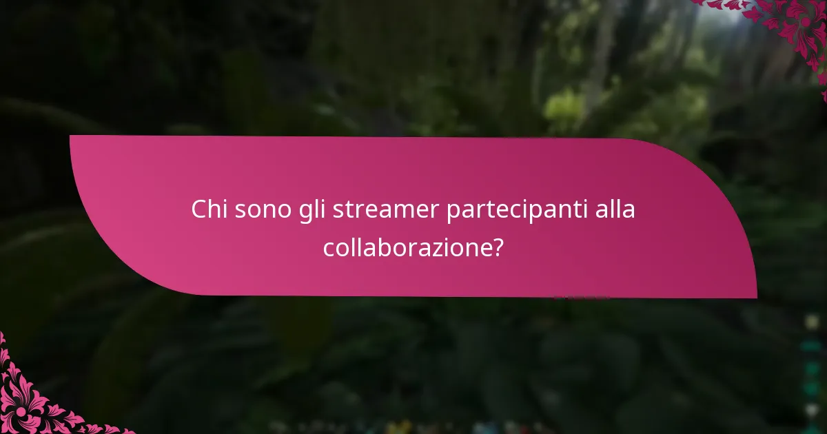 Qual è il programma dell’evento per la collaborazione?
