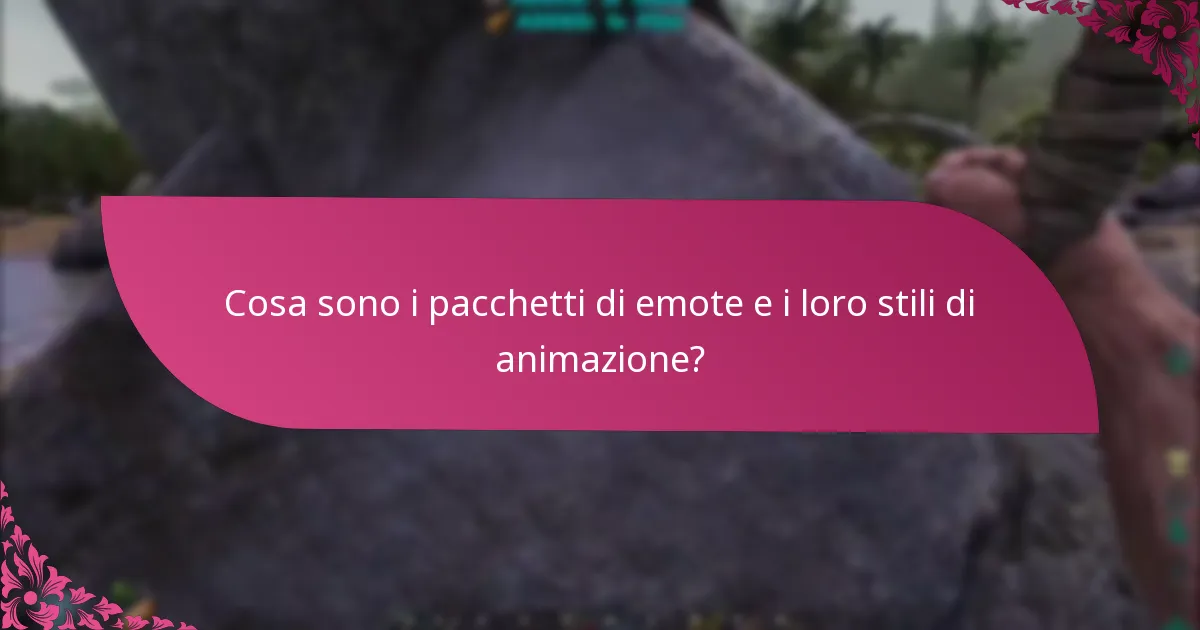 Quali sono gli eventi stagionali legati ai pacchetti di emote?
